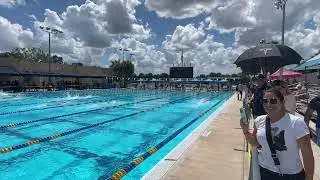Mary in Miami 04.23.23 Соревнования по плаванию девочки 13+, 50 вольный стиль