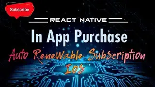 React native In app purchase auto renewable subscription ios