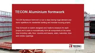 TECON | Aluminium formwork project in UAE
