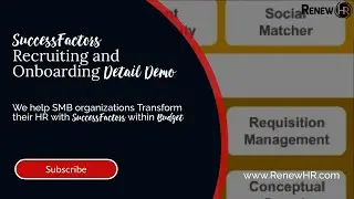 Organizational Talent Acquisition strategies with SuccessFactors Recruiting and Onboarding