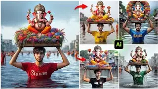 GANESH CHATURTHI Ai Photo Editing 🔥 || Ganpati 2024 - Ghaus Editz