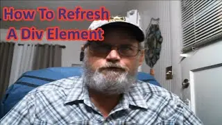 How To Refresh A  Div Element
