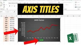 How To Add Axis Titles To A Graph In Excel