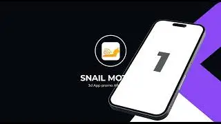 Free App Promo iPhone Mockup 14 pro After Effects Template Snail Motion