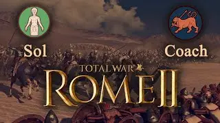 Саба vs Киммерия. #2 Sol vs Coach. 1x1Total War Rome 2    #totalwar #rome