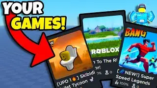 Playing YOUR Roblox Games.. (AGAIN)