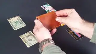 Bifold Card Wallet (Wickett & Craig - Buck Brown)