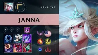 Janna Top vs Mordekaiser - NA Master Patch 26.09