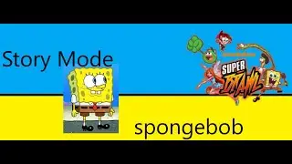 Nickleodon Super Brawl 3 GoodvsEvil Spongebob Story MODE Pt1