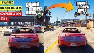 😱GET All the GTA V Features, Graphics & Physics in GTA SAN ANDREAS🔥|Best GTA V Conversion for GTA SA