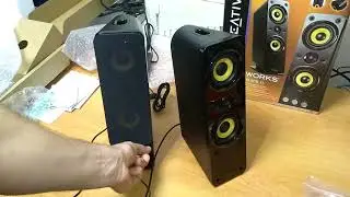 Распаковка колонок для компьютера Creative GigaWorks T40 Series II Black (51MF1615AA000)
