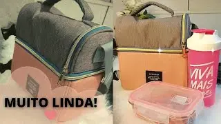 MINHA LANCHEIRA TÉRMICA DA LEQUEEN | COM DETALHES E DICAS