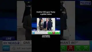 Another CEO gave Trump a golden statue