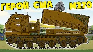 Creation of the USA Rocket Monster - Cartoons about tanks