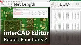 [PCB Viewer] Net Length, Documents #interCAD Editor