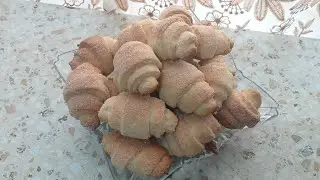 Рогалики на Творожном Тесте🥐Супер Быстрый и Простой Рецепт! Творожное Печенье.