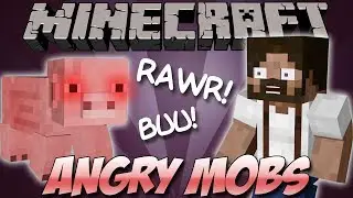 Обзор модов Minecraft #27 - AngryMobs (Мобы сошли с ума!)