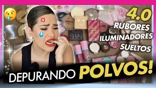 DEPURANDO POLVOS SUELTOS, COMPACTOS, RUBORES, ILUMINADORES