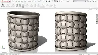 Master SolidWorks 2018 Create Stunning Textured Cylindrical Objects Fast | Pro Tips & Tricks