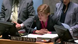 Samantha Power: “Why have thousands of people been displaced?” in Ukraine. 08 Aug 2014