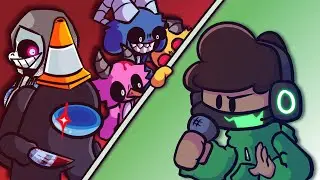 Rhythm Game Veteran Vs. Dusttale, Imposter V3 and Slaughter Me Funkin (3 Friday Night Funkin Mods)