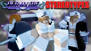 PEROXIDE PLAYER STEREOTYPES...