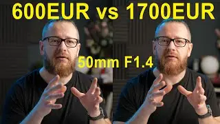 Vai tu vari atšķirt 600eur objektīvu no 1700eur vērta objektīva?