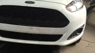 Ford Fiesta Mk7 lift - Look with sport grilles / Форд Фиеста 7 рестайл - вид со спорт решетками