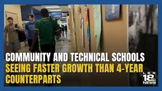 Enrollment UP at COMMUNITY AND TECHNICAL schools