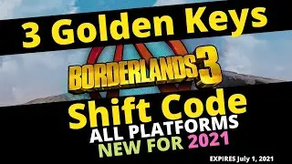3 Golden Keys Borderlands 3 Shift Code - All Platforms - Expires July 1, 2021