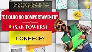 SEGURANÇA NO TRABALHO - [DICA] - SAE TOWERS - DE OLHO NO COMPORTAMENTO