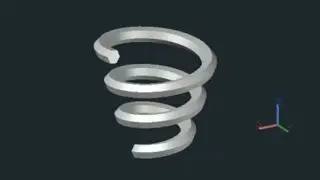 Awesome 3D autocad easy sweep command