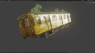 Old tram asset - Blender 2.83 WIP