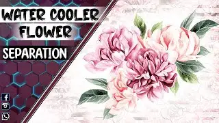 Water Color Textile Design Separation Video || Photoshop Hindi || @KrishaDigital