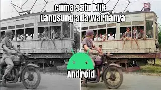EDIT FOTO HITAM PUTIH MENJADI BERWARNA
