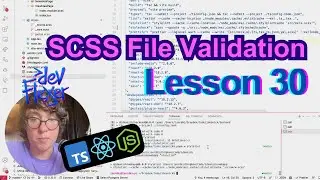 Lesson 30. SCSS File Validation (TypeScript, Node.js, React)