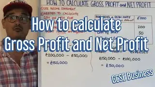 How to calculate Gross Profit & Net Profit - GCSE Business