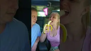 1 or 2 ? Banana Eating Comparison #shorts #funny #comedy #memes