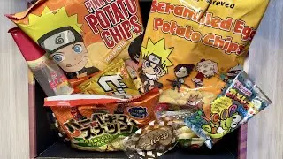 ASMR Naruto Boruto Snacks Mystery Blind Box, snack sounds no talking