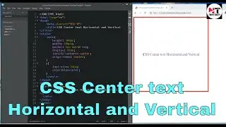 How to Center Text in Div Vertically and Horizontally | Css align center