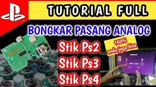 TUTORIAL SERVIS STIK | GANTI ANALOG STIK PS3