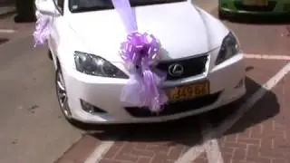 קישוטים לרכב לחתונה