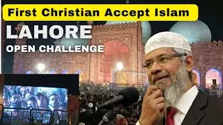 Debate Between Dr Zakir Naik And a Christian ✝️ Badshahi Mosque Pakistan