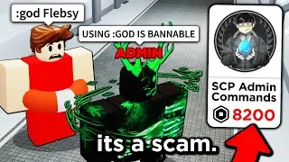 This roblox admin gamepass is a scam..
