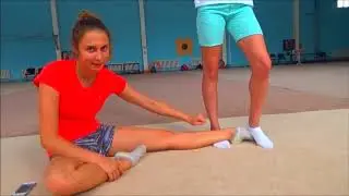 Растяжка стоп. Художественная гимнастика