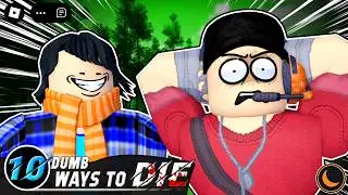 10 DUMB WAYS TO OOF IN ROBLOX V1 [MEMES | Moon Animator]