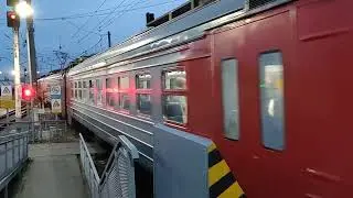 Электричка ЭД4М-0448 станция Сергиев Посад