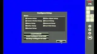 Eclipse Nexxa NVR System Menu