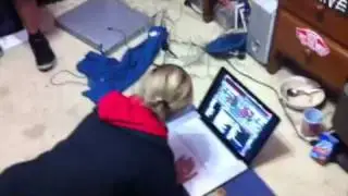 Paulys sister dj'ing