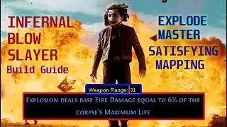 POE 3.18 | Explode Whole Screen | Infernal Blow Slayer Build Guide | Updated For Sentinel